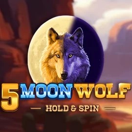 5 Moon Wolf casino game by Apparat Gaming – featured logo at Robocat Casino