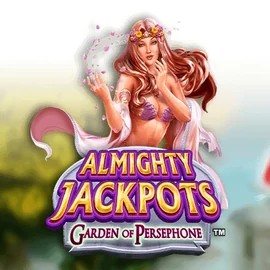 Official Jackpots logo: Almighty Jackpots: Garden of Persephone by Novomatic at Robocat Casino
