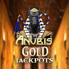 Anubis Gold Jackpots online game logo by Inspired Gaming on robocatcasino.co.com
