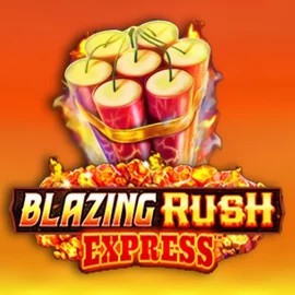 Blazing Rush Express online game logo by AreaVegas on robocatcasino.co.com
