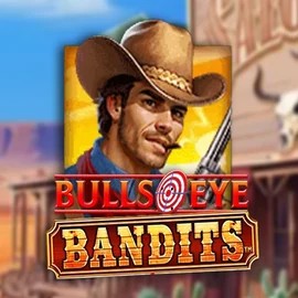 Bulls Eye Bandits slot visual from Origins available on robocatcasino.co.com