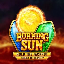 Burning Sun logo by Wazdan at Robocat Casino