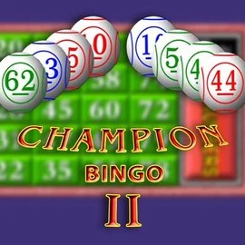 Bingo logo of Champion Bingo II from FBM at Robocat Casino