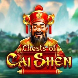 Chests of Cai Shen slot icon by Pragmatic Play, available at Robocat Casino