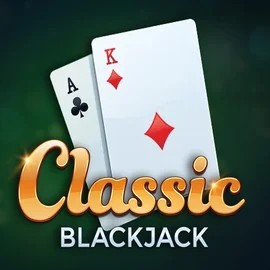Classic Blackjack logo – Table Games by Red Tiger Gaming at Robocat Casino