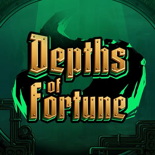 Depths of Fortune by AvatarUX Studios, showcased at robocatcasino.co.com – game logo