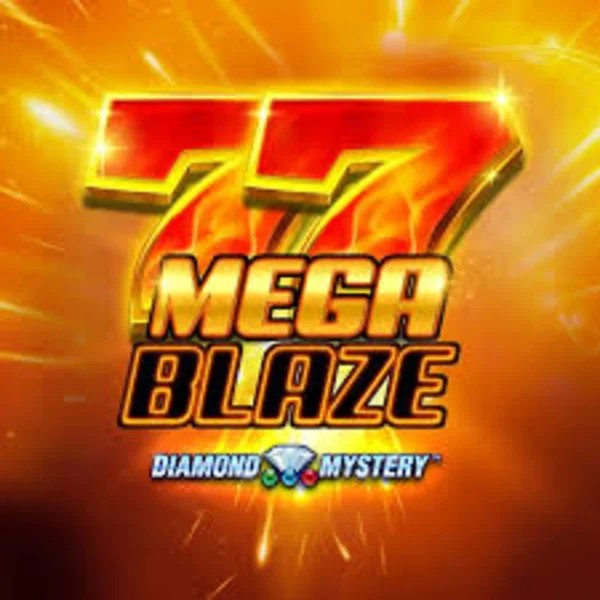Diamond Mystery Mega Blaze slot logo by Greentube at Robocat Casino