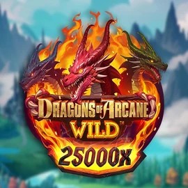 Dragons of Arcane Wild slot visual from Foxium available on robocatcasino.co.com