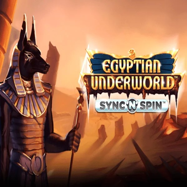 Egyptian Underworld slot logo by Greentube at Robocat Casino