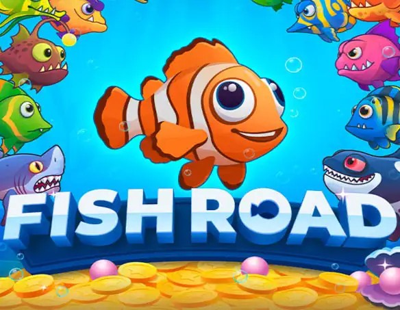 Try Fish Road slot by InOut on robocatcasino.co.com – logo image