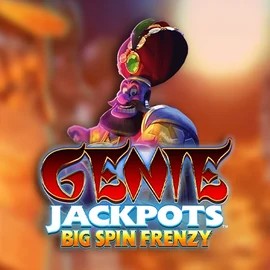 Genie Jackpots: Big Spin Frenzy logo by Blueprint Gaming Robocat Casino