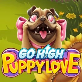 Go High Puppy Love logo by RubyPlay at Robocat Casino