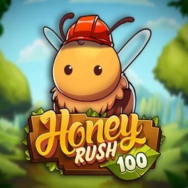 Honey Rush 100 logo – Slots by Play'n GO at Robocat Casino