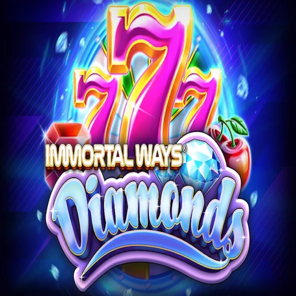 Immortal Ways Diamonds casino game by RubyPlay – featured logo at Robocat Casino
