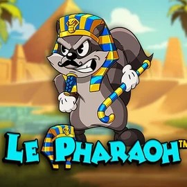 Slots logo of Le Pharaoh from Hacksaw Gaming at Robocat Casino
