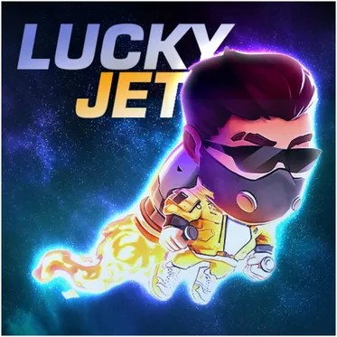 Lucky Jet online game logo by 1win Games on robocatcasino.co.com