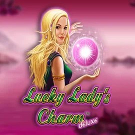 Lucky Ladys Charm Deluxe slot visual from Greentube available on robocatcasino.co.com