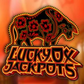 Lucky Ox Jackpots by Rival, showcased at robocatcasino.co.com – game logo