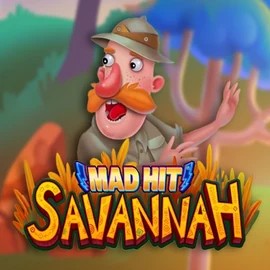 Slots logo of Mad Hit Savannah from RubyPlay at Robocat Casino