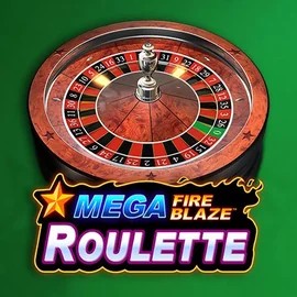 Mega Fire Blaze Roulette by Playtech, showcased at robocatcasino.co.com – game logo