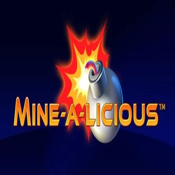 Mine a Licious slot logo by Playtech at Robocat Casino