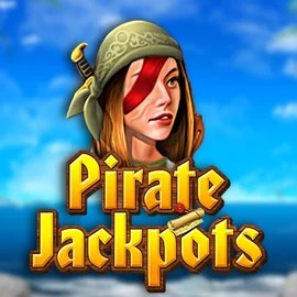 Pirate Jackpots by Belatra Games, showcased at robocatcasino.co.com – game logo