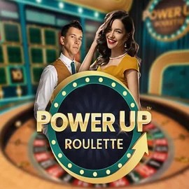 PowerUP Roulette game by Pragmatic Play – logo hosted on Robocat Casino