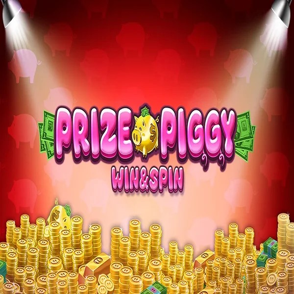 Prize Piggy Win & Spin slot visual from Inspired Gaming available on robocatcasino.co.com