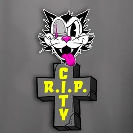 RIP City online game logo by Hacksaw Gaming on robocatcasino.co.com