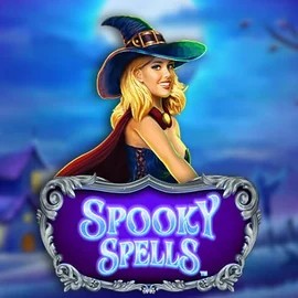 Spooky Spells casino game by Novomatic – featured logo at Robocat Casino