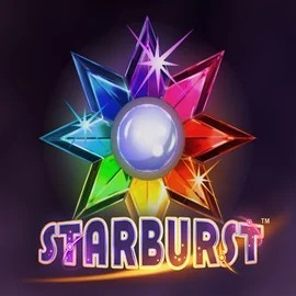 Starburst slot visual from NetEnt available on robocatcasino.co.com