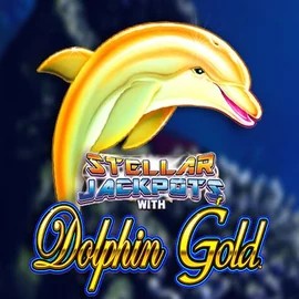 Play the Dolphin Gold with Stellar Jackpots slot by Lightning Box Game on Robocat Casino