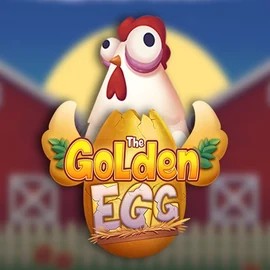 The Golden Egg slot logo by Spinmatic at Robocat Casino