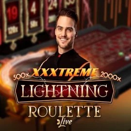 XXXtreme Lightning Roulette slot visual from Evolution available on robocatcasino.co.com